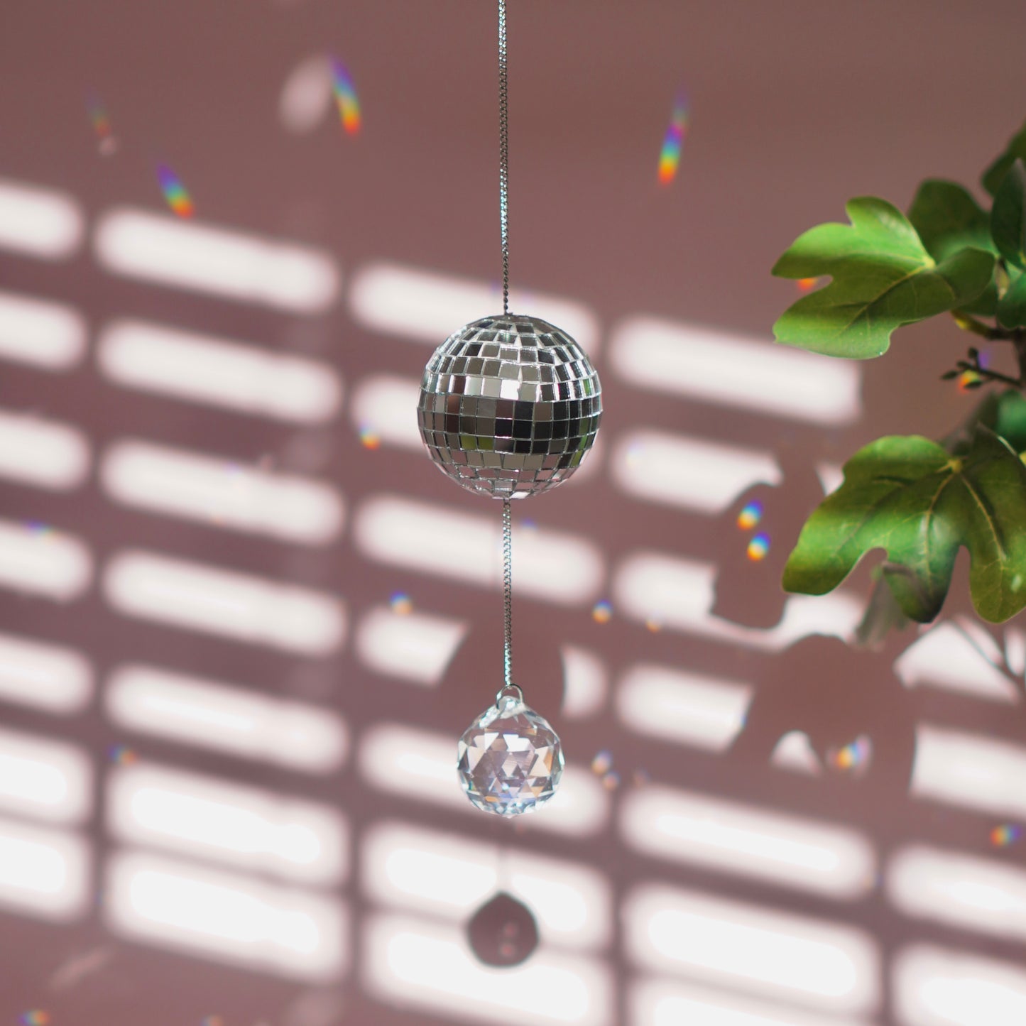 Mini Disco Ball + Rainbow Maker Combo